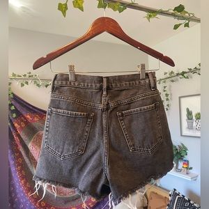 Pacsun high waisted black shorts- Size 25